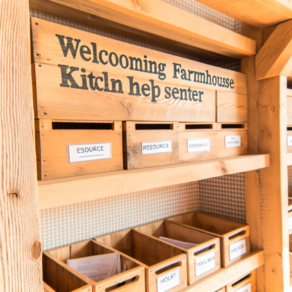 Farmhouse kitchen help center